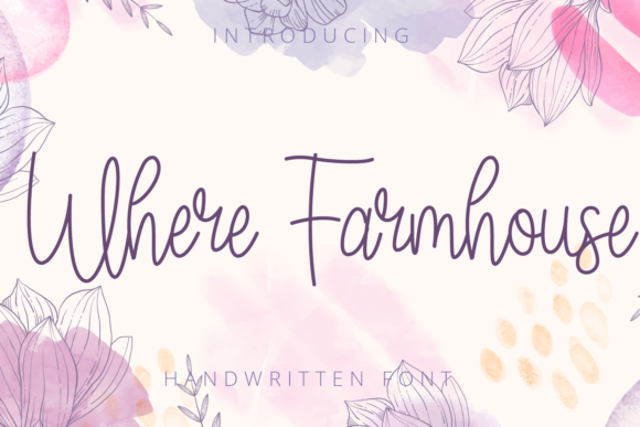Download Where Farmhouse Font - Farmhouse font Collection