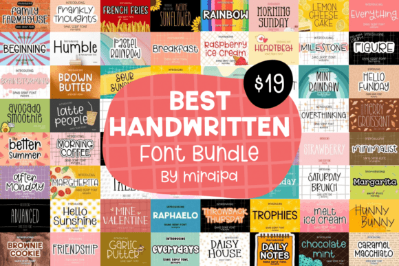 Download Best Handwritten Font Bundle - Handwritten font Collection