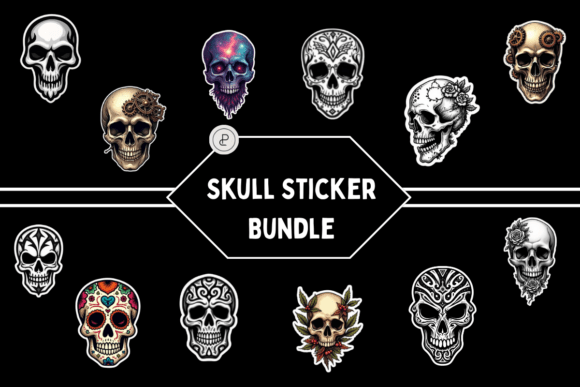 Download Gothic, Steampunk &amp; Sugar Skull Stickers - Gothic Collection